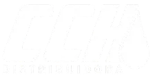 Logo CCH Distribuidora versão branca